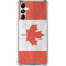 Canada Flag Distressed Galaxy A14 5G Clear Case
